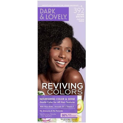 Vopsea păr, Dark & Lovely, Reviving Colors, negru ebene