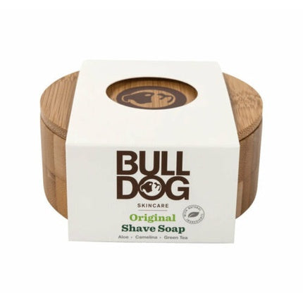 Săpun de ras Bulldog Original în ambalaj din bambus, 100g