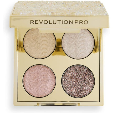 Set machiaj, Revolution Pro, Ultimate Eye Quad, Champagne Crystal
