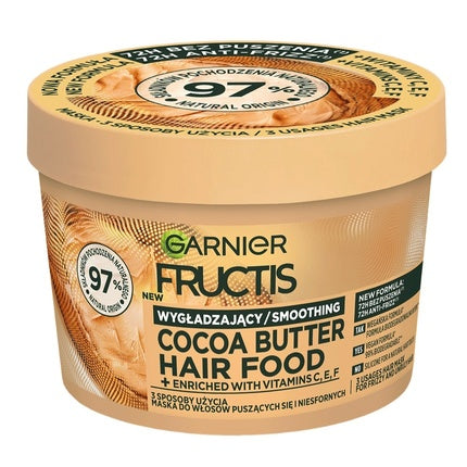 Masca netezire păr, Garnier, Hair Food, cacao, 400 ml