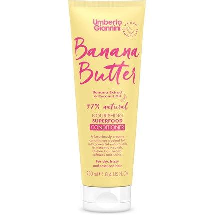 Condiționator Umberto Giannini Banana Butter, Vegan, Cruelty Free, 250ml