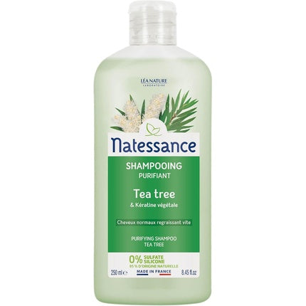 Șampon purifiant Natessance, 250ml, ambalaj plastic transparent