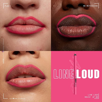 Lip Liner, NYX, Line Loud, 08 Movin' Up