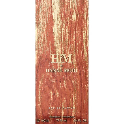 Hanae Mori Him Eau de Parfum Spray, 100ml