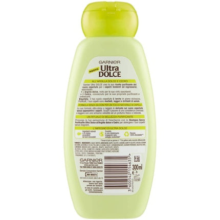 Sampon Garnier Ultra Dolce, Lut Dulce si Cedru, Par Gras, 300mL