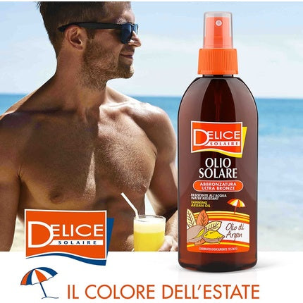 Ulei bronzant, Delice Solaire, Argan Oil, spray 15ml