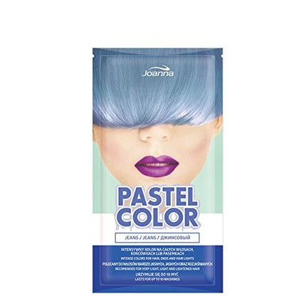Șampon vopsea păr temporar, Joanna, Pastel Color, Jeans, 35g