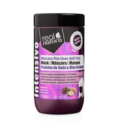 Mască de păr Real Natura Prostraightening Antifrizz Argan Mask, Sulfat liber, 1kg