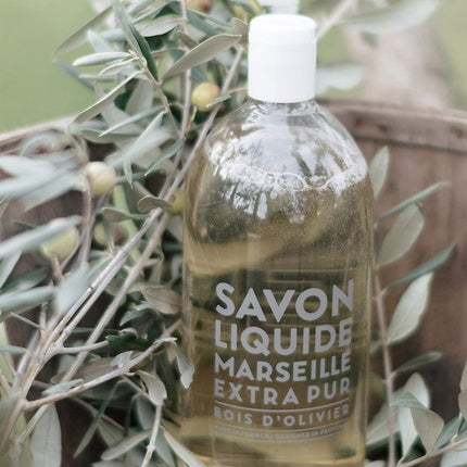 Săpun lichid pentru mâini, Compagnie De Provence, Liquid Marseille Soap Olive Wood, verde, 1L