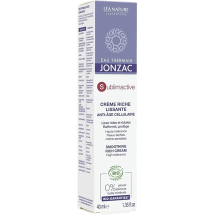 Cremă facială, Eau Thermale Jonzac Rich Cream Anti-Aging, 40ml