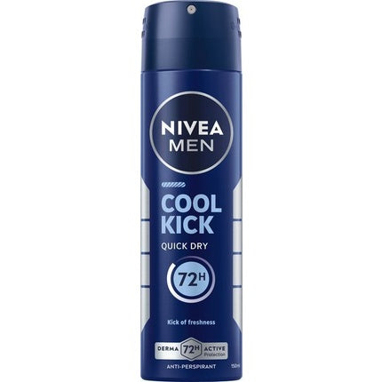 Deodorant Antiperspirant Nivea Men Cool Kick Quick Dry 150ml albastru