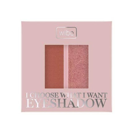 Wibo I Choose Eyeshadow Duo Nr. 3, roz, pudră