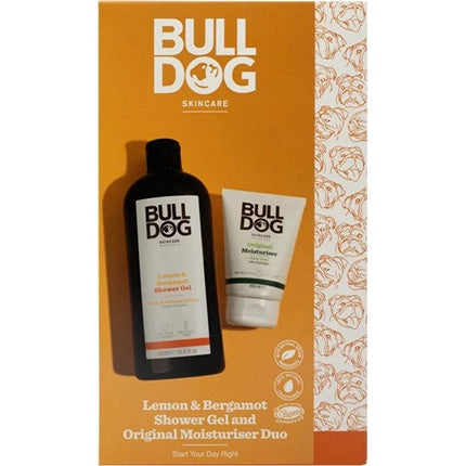 Set Cadou Bulldog Lemon & Bergamot, Gel de Duș și Hidratant, 260 g