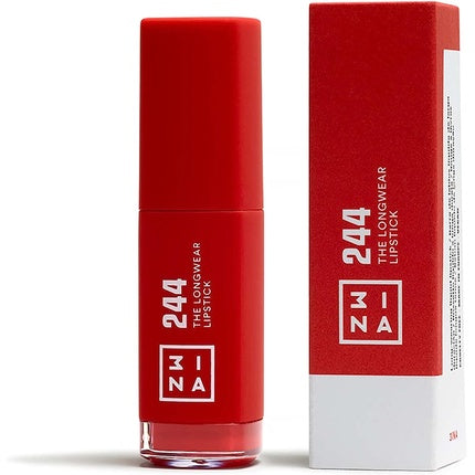 Ruj, 3ina, The Longwear, roșu mat, 4.5ml