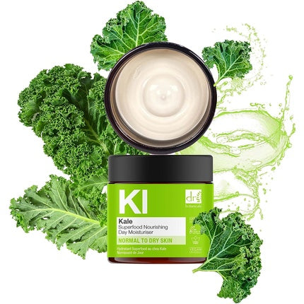 Cremă de zi, Dr Botanicals, 60ml, cu Kale și unt de cacao