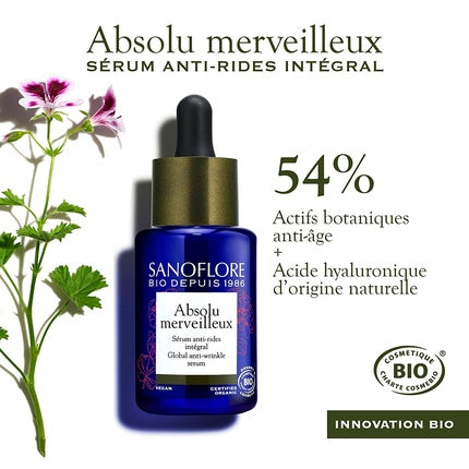 Ser anti-aging, Sanoflore, Merveilleux, albastru