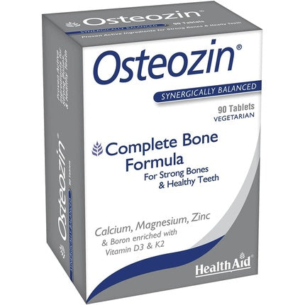Supliment, HealthAid, Osteozin, 90 tablete vegetariene