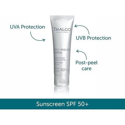 Cremă protecție solară, Thalgo, Post-Peeling Marin SPF50+, 50ml