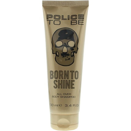 Șampon Corporal Police To Be Born to Shine, 100 ml, culoare bej