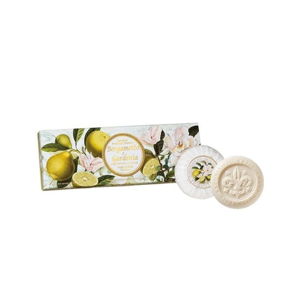 Săpun Solid Saponificio Artigianale Bergamot și Gardenie, Alb, 100g