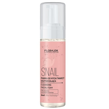 Spumă de curățare facială cu extract de melc, Floslek, 160ml