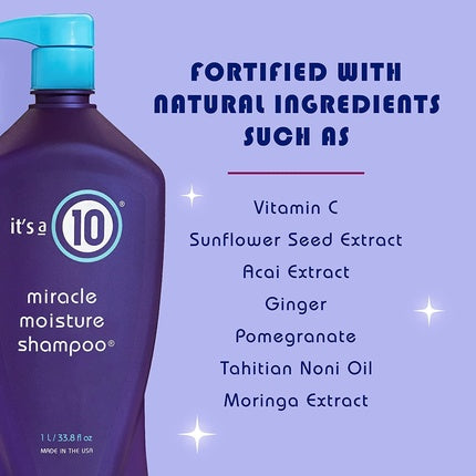Șampon Audio-Technica It's a 10 Miracle Moisture, 33.8oz (1000ml)