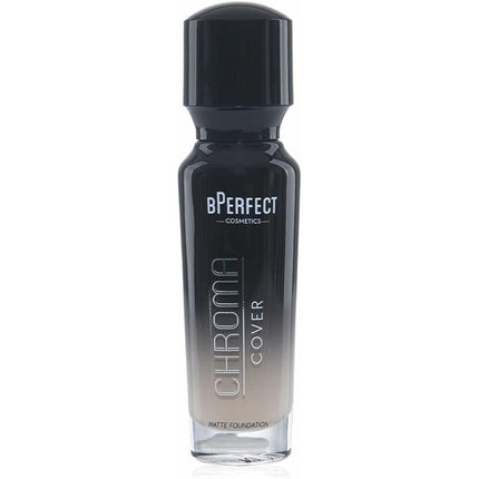 Fond de ten Bperfect Cosmetics, Chroma Cover Foundation Matte #N2, 30ml, Ambalaj negru și transparent