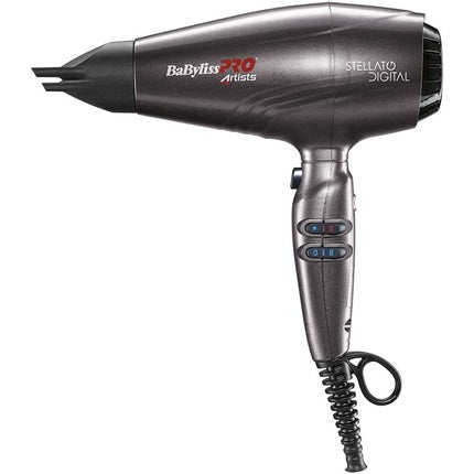 Uscător păr, Babyliss, Stellato Digital, negru