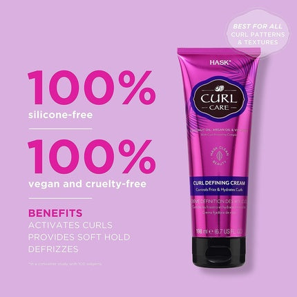 Cremă definire bucle, Hask, Curl Care, 198ml