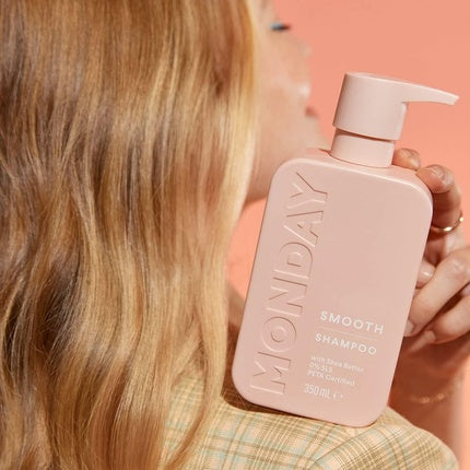 Șampon Monday Haircare Smooth Anti-Frizz, 350ml, roz