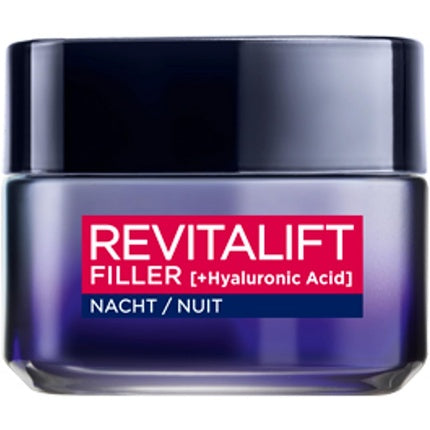 Cremă de noapte, L'Oréal Paris Revitalift Filler, anti-rid, 50ml