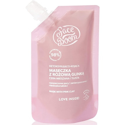Mască față Body Boom, argilă roz, detoxifiantă 40g