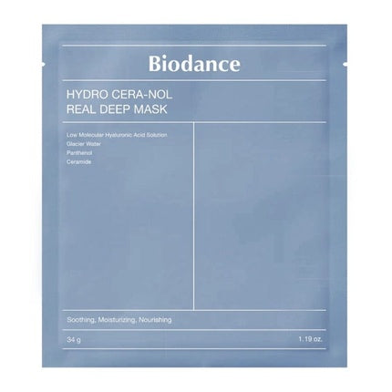 Mască facială hidratantă Biodance Hydro Cera-Nol Real Deep Mask, 34g