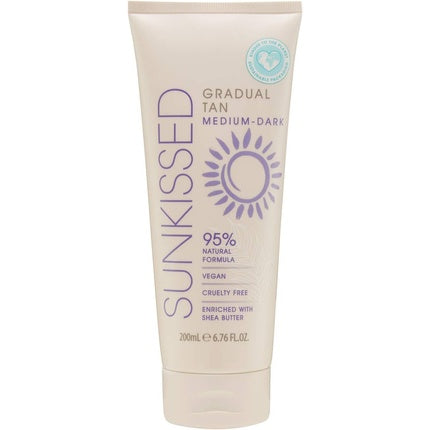 Loțiuni de autobronzant, Sunkissed, Gradual Tan Medium-Dark, 200ml, Naturală