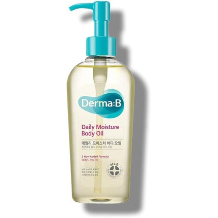 Ulei de Corp Derma B Daily Moisture, cu ulei de argan și migdale dulci, 200ml