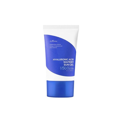 Gel protectiv solar pentru față, Isntree, Hyaluronic Acid Watery Sun Gel SPF50 PA++++, 50 ml