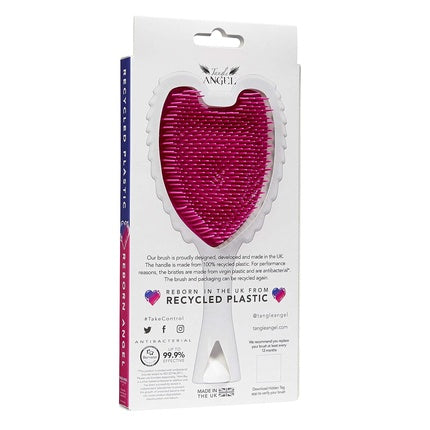 Perie de păr Tangle Angel Re:born, model pentru descurcare, culoare roz