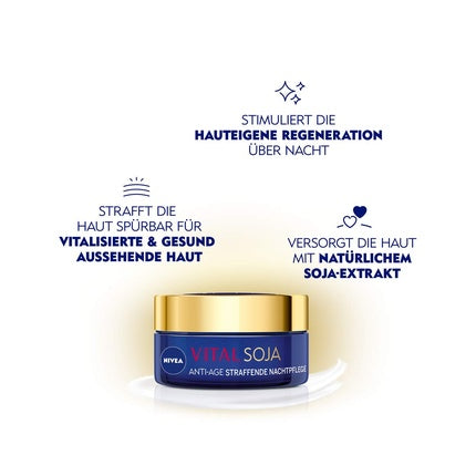 Cremă de noapte, Nivea, Vital Soja, 50 ml