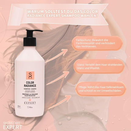 Șampon Expert Color Radiance cu extract de rodie și niacinamidă, 358 g
