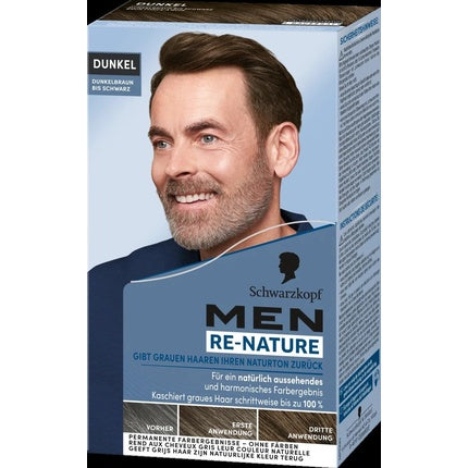 Vopsea de păr pentru bărbați, Schwarzkopf MEN Re-Nature, Culoare 5 - Maro Închis
