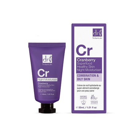 Cremă de noapte, Dr Botanicals, Cranberry, 30ml