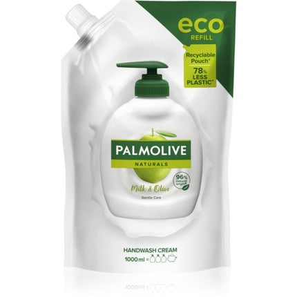 Palmolive Naturals Milk & Olive Refill, Cremă lichidă pentru mâini, 1000 ml