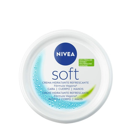 Crema hidratantă Nivea Soft, alb-albastru, 300ml