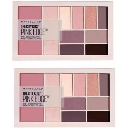 Paleta farduri de pleoape, Maybelline New York, City Kits Pink Edge, 15g