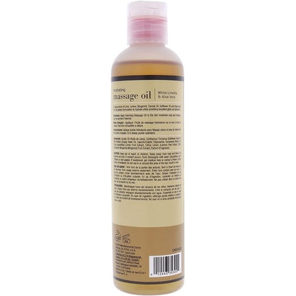 Ulei de masaj hidratant Cuccio, White Limetta & Aloe Vera, 240 g