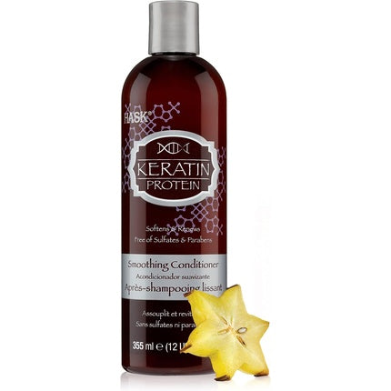Condiționator Hask Keratin Protein Smoothing, 355ml