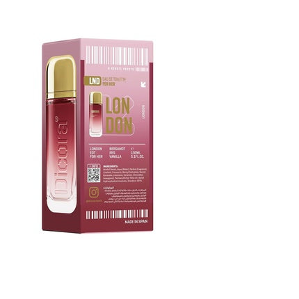 Eau De Toilette Dicora Urbanfit London 150ml Rosu-Auriu