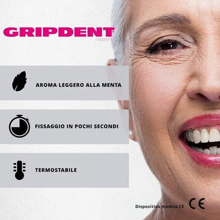 Gripdent Adeziv pentru Proteze Dentale, 40g