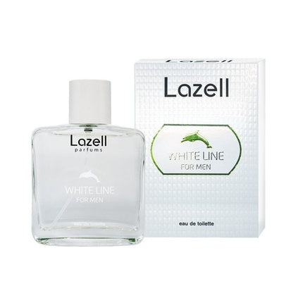 Eau de Toilette Lazell White Line For Men, 100ml, transparent, alb