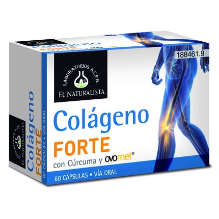 El Natural Collagen Forte, Capsule, 60 bucăți, cu Turmeric și Ovomet